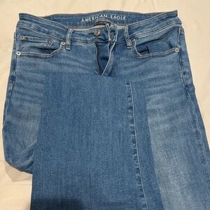 American Eagle Outfitters Next Level Low Rise Flare Jeans